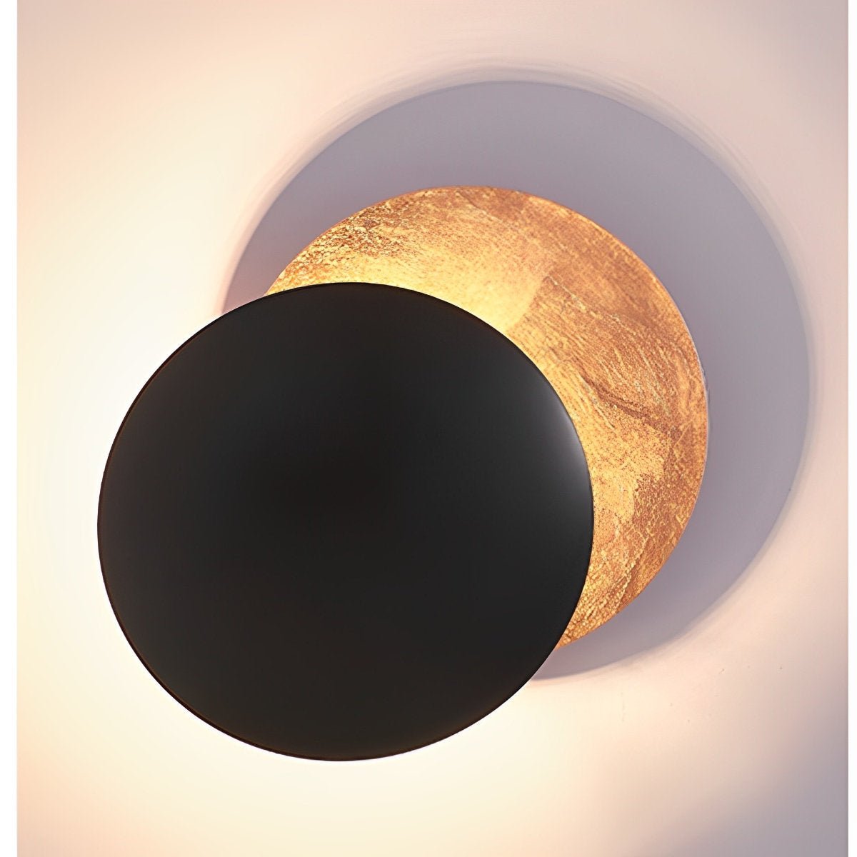 Minimalist Moon Eclipse Creative Wall Sconce - Flare Shack