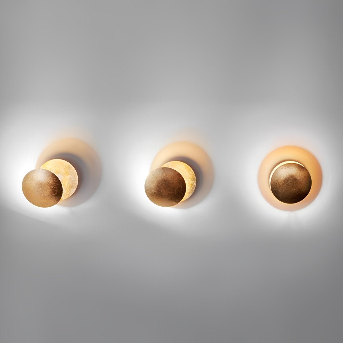Minimalist Moon Eclipse Creative Wall Sconce
