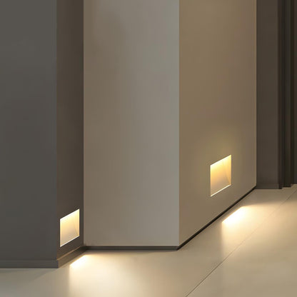 Minimalist Motion Sensor LED Recessed Wall Sconces Stairway Lights - Flare Shack