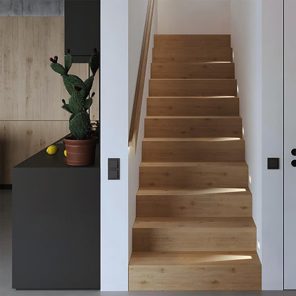 Minimalist Motion Sensor LED Recessed Stairway Lights Step Light