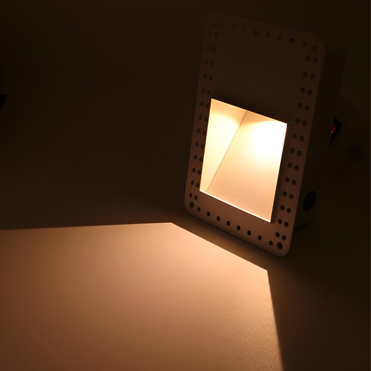 Minimalist Square LED Recessed Stairway Wall Light