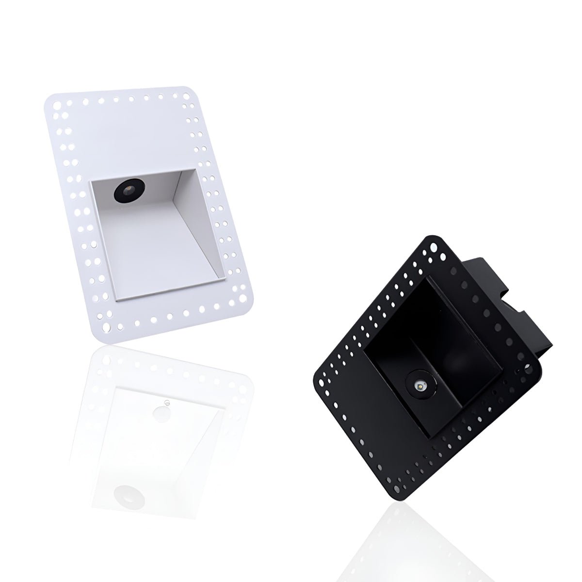 Minimalist Square LED Recessed Stairway Wall Light