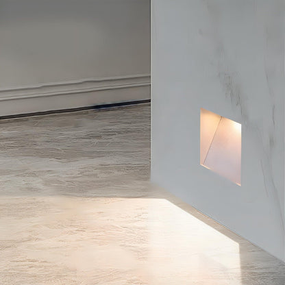 Minimalist Square LED Recessed Stairway Wall Light - Flare Shack