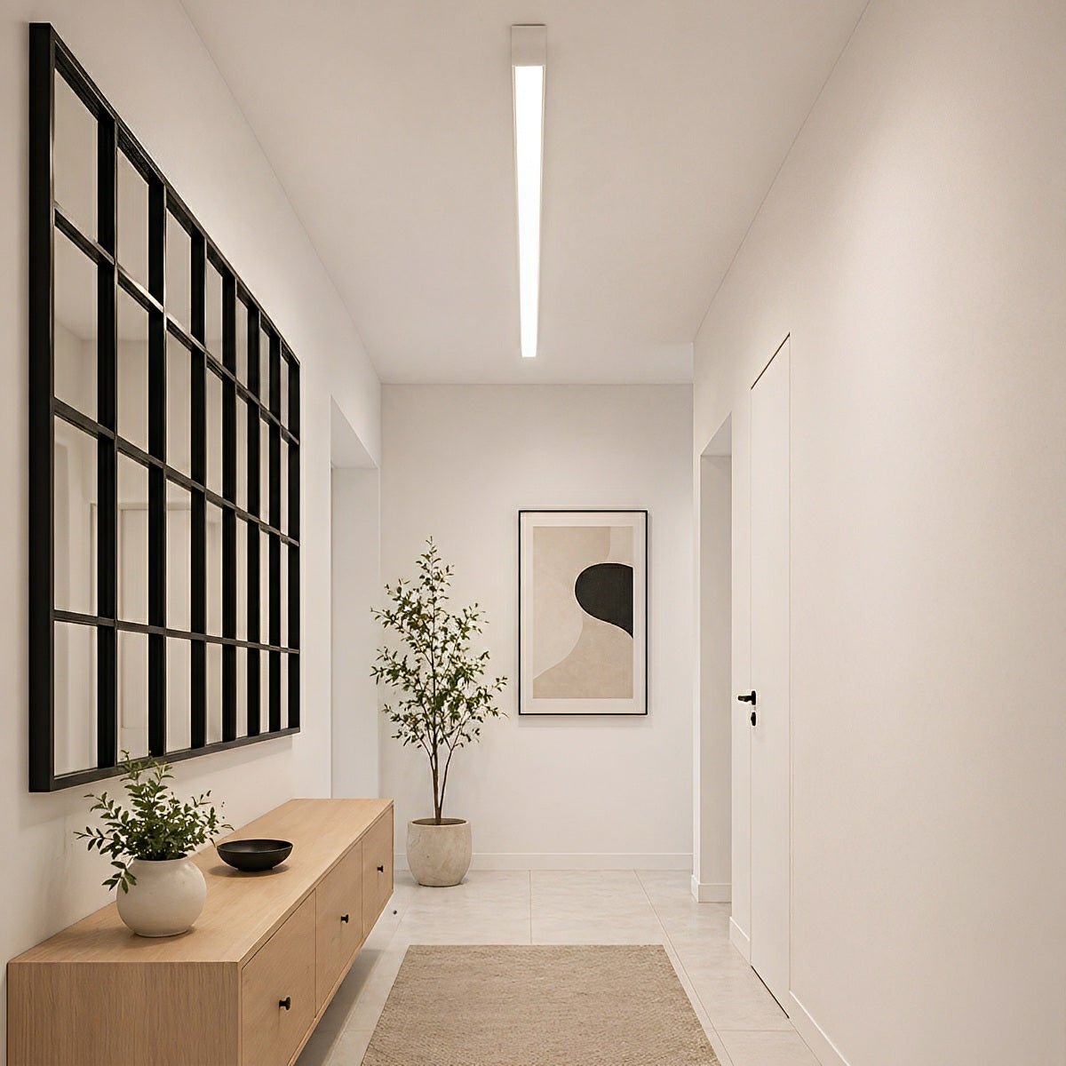 Minimalist Strip Dimming LED Modern Ceiling Light - Flare Shack