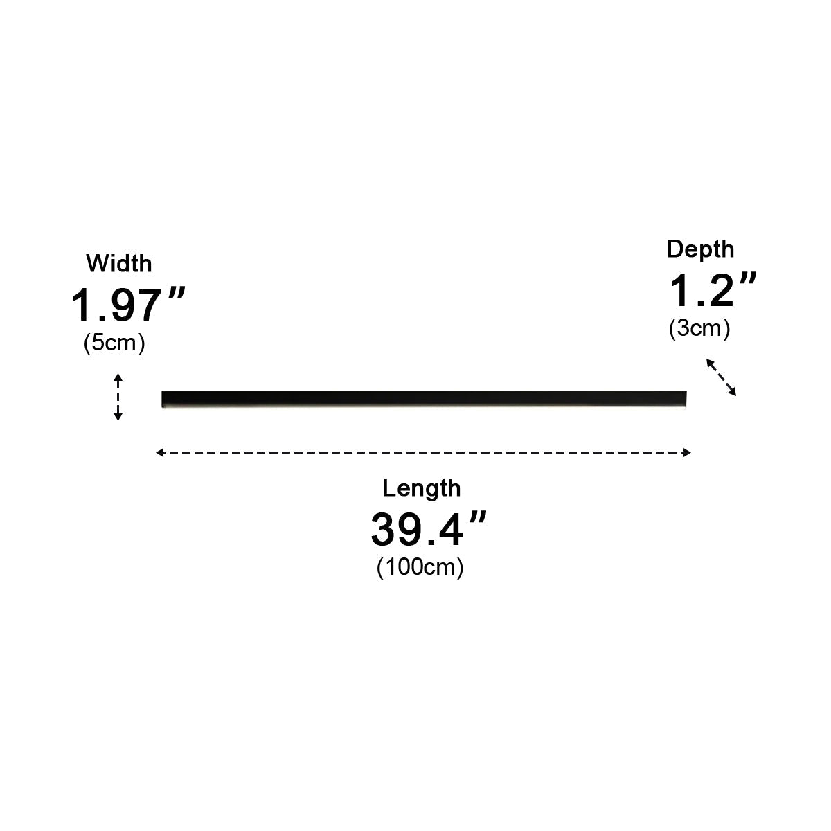 Minimalist Strip Dimming LED Modern Ceiling Light