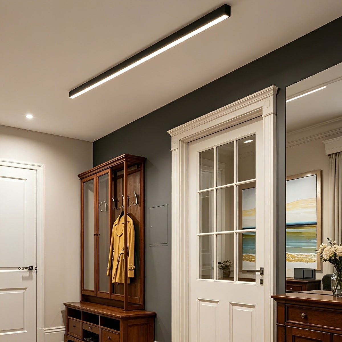 Minimalist Strip Dimming LED Modern Ceiling Light - Flare Shack