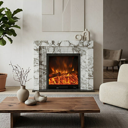 Modern 3D LED Flame Wall Fireplace Light Ambient Lighting