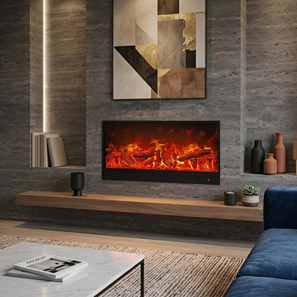 Modern 3D LED Flame Wall Fireplace Light Ambient Lighting - Flare Shack