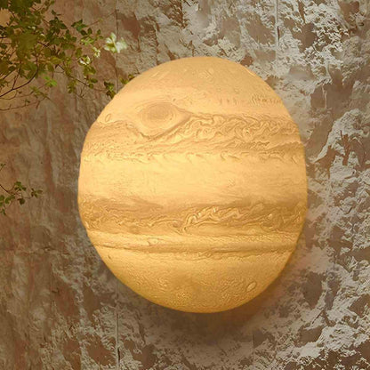 Modern 3D Moon Jupiter Planet LED Wall Sconces