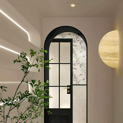 Modern 3D Moon Jupiter Planet LED Indoor Wall Lights - Flare Shack