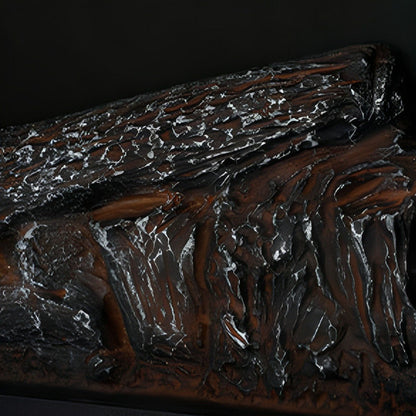 Modern 3D Simulated LED Flame Electric Fireplace Wall Heater