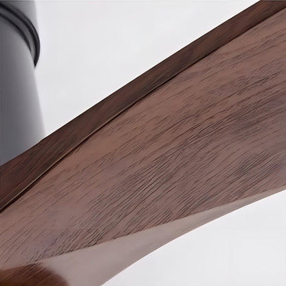 Modern 6-speed Reverse Frequency 3 Blades Imitation Wood Ceiling Fan DC Motor