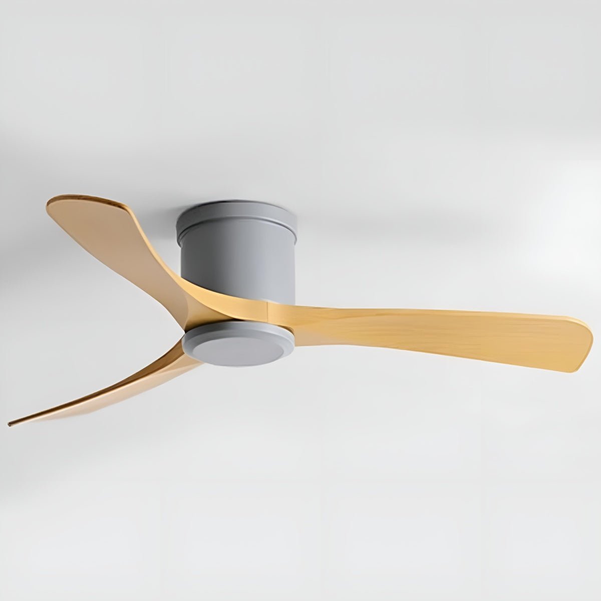 Modern 6-speed Reverse Frequency 3 Blades Imitation Wood Ceiling Fan DC Motor