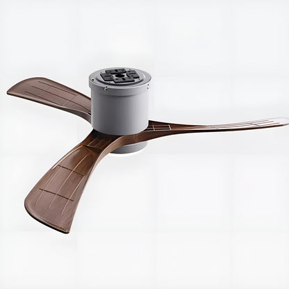 Modern 6-speed Reverse Frequency 3 Blades Imitation Wood Ceiling Fan DC Motor