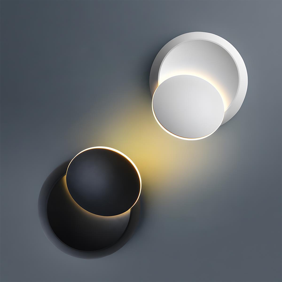 Modern Adjustable Moon Eclipse Creative LED Wall Sconce