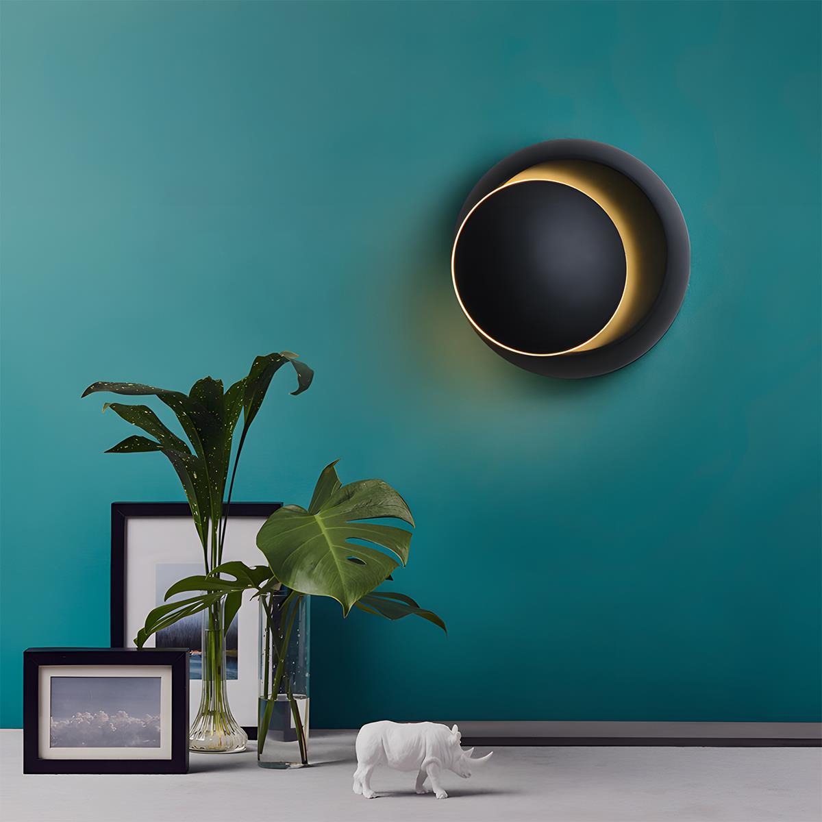 Modern Adjustable Moon Eclipse Creative LED Wall Sconce