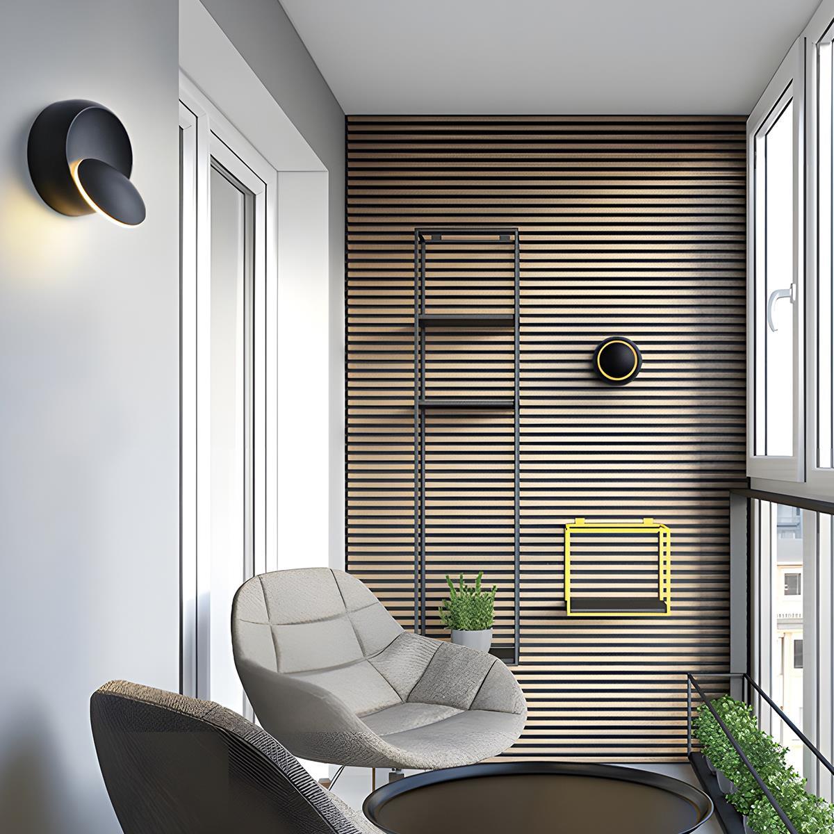 Modern Adjustable Moon Eclipse Creative LED Wall Sconce - Flare Shack