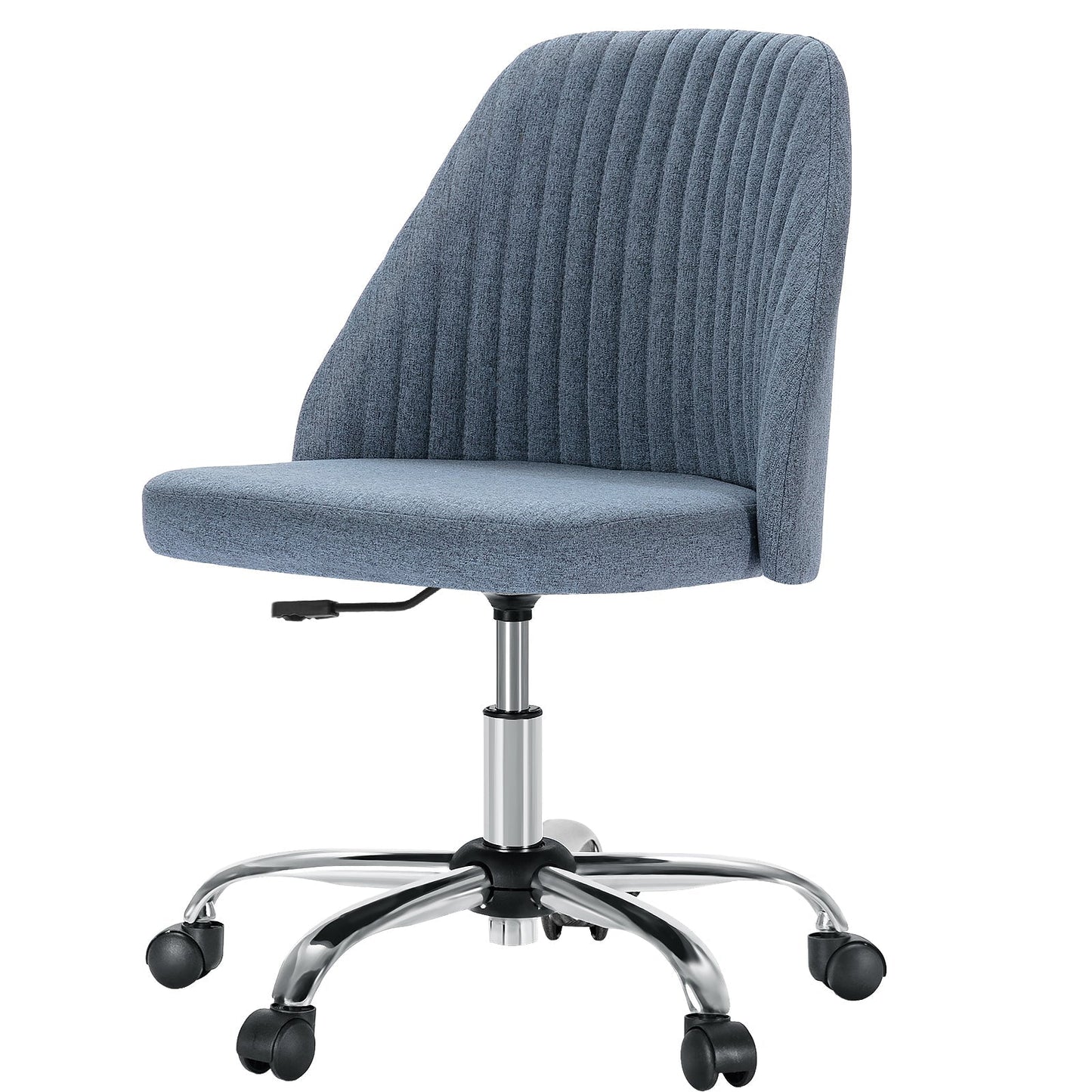 Modern Armless Office Chair with Wheels