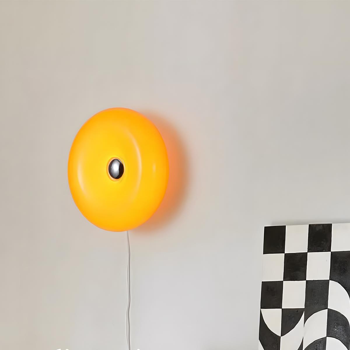 Modern Bauhaus Creative Donut LED Indoor Wall Sconces