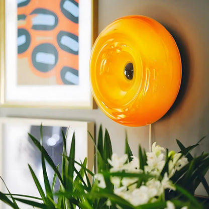 Modern Bauhaus Creative Donut LED Indoor Wall Sconces - Flare Shack