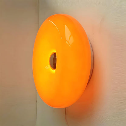 Modern Bauhaus Creative Donut LED Indoor Wall Sconces