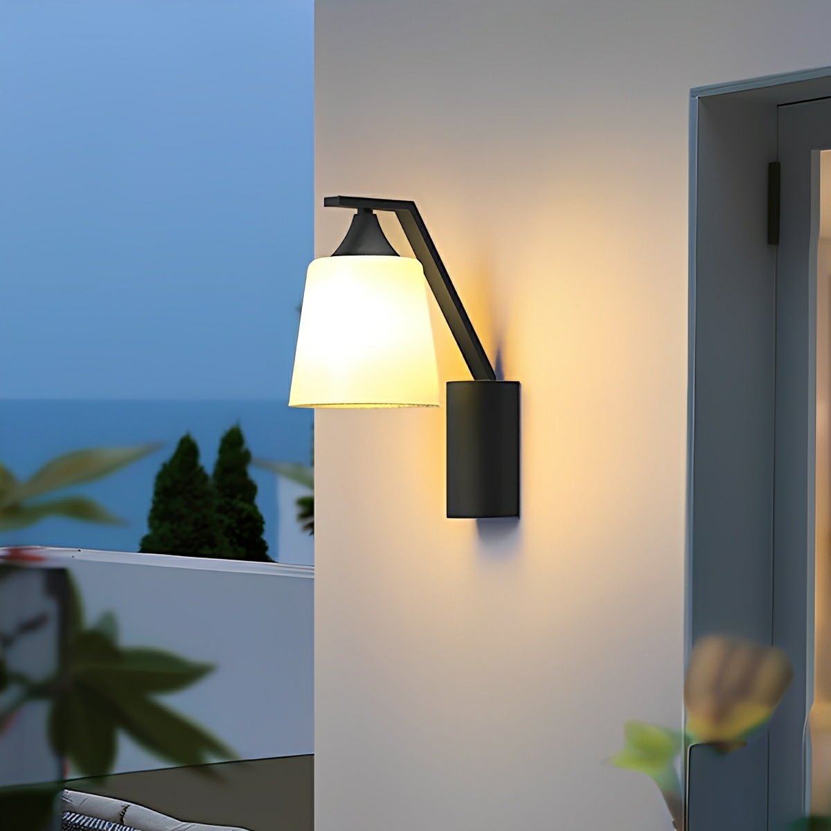 Modern Bell Waterproof Outdoor LED Porch Wall Lights - Flare Shack