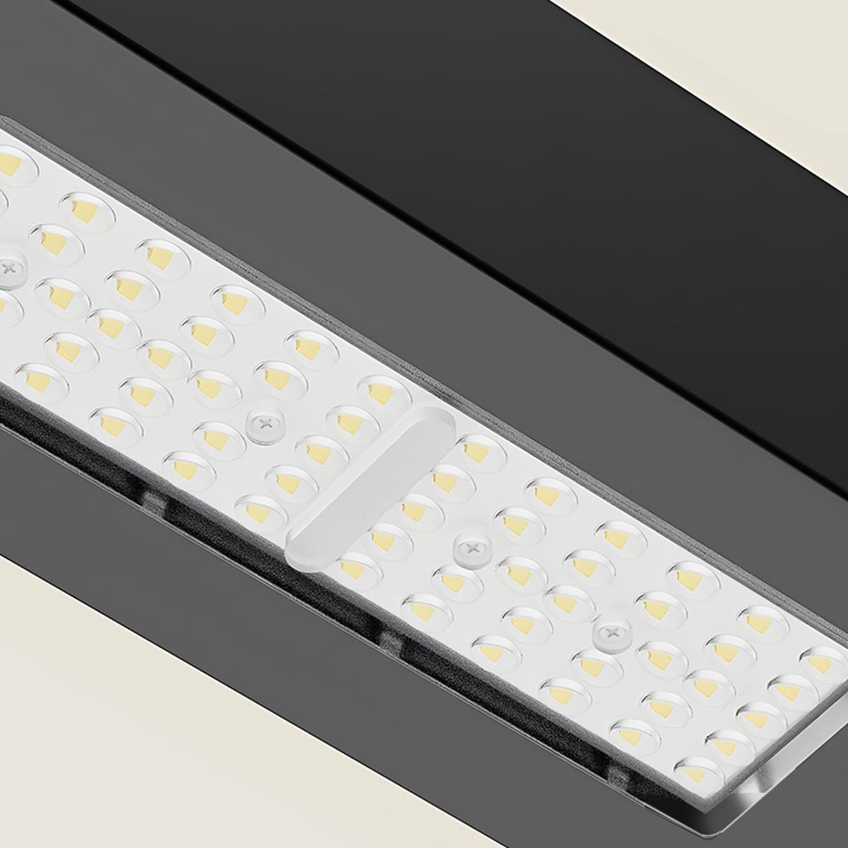 Modern Black LED Column Outdoor Pole Street Light