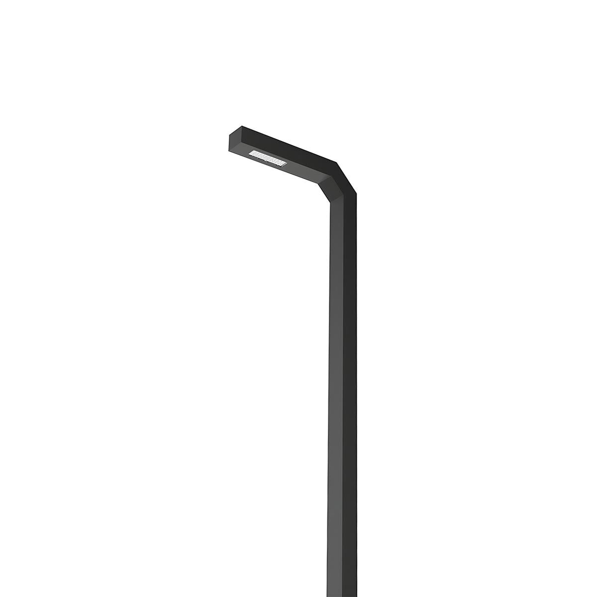 Modern Black LED Column Outdoor Pole Street Light