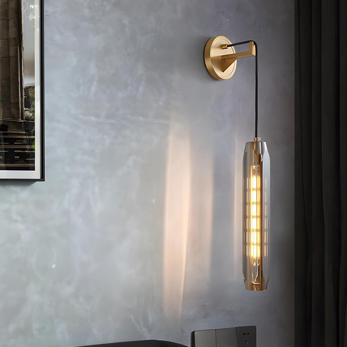Modern Camellia Luxury Crystal Indoor Wall Sconces - Flare Shack