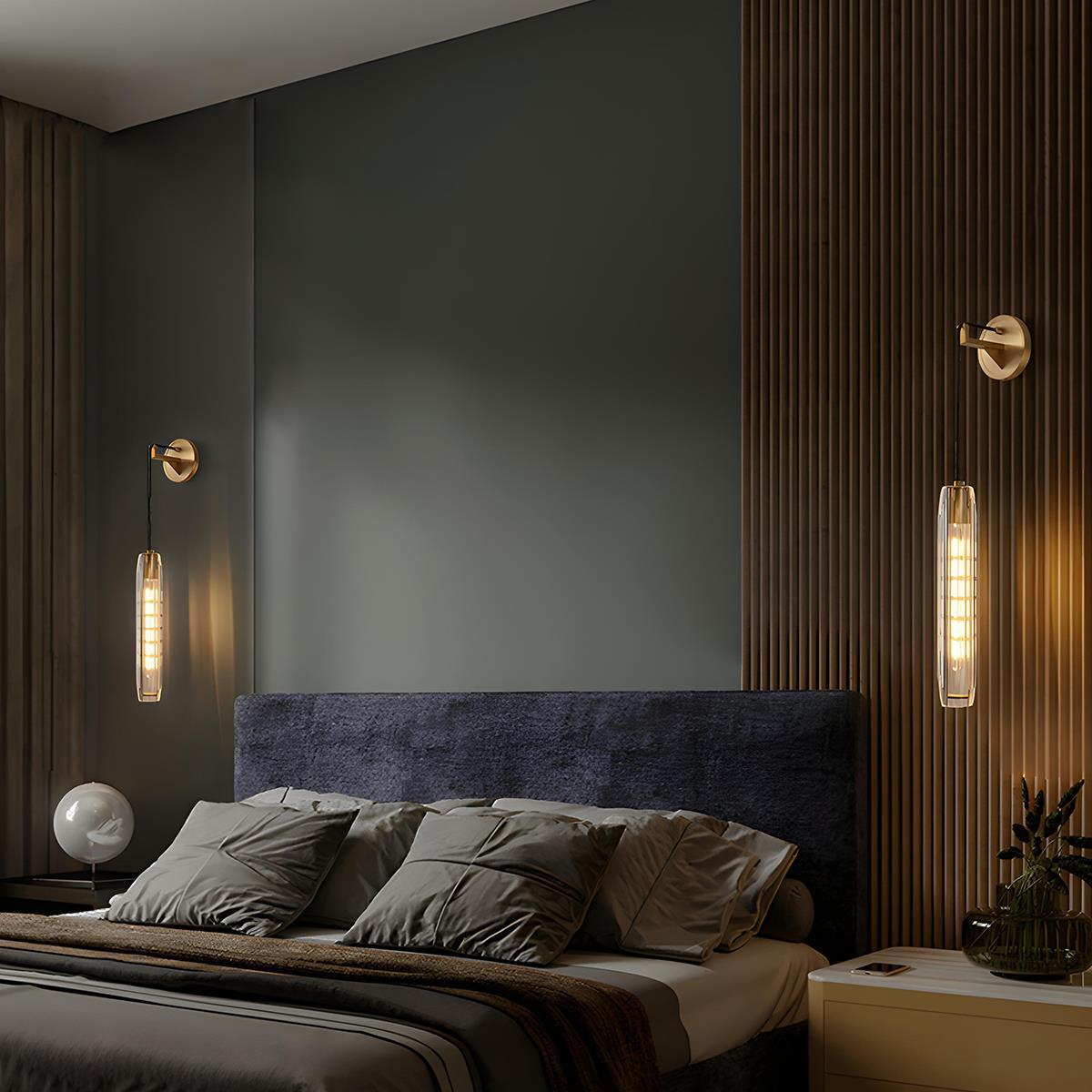 Modern Camellia  Luxury Crystal Indoor Wall Sconces