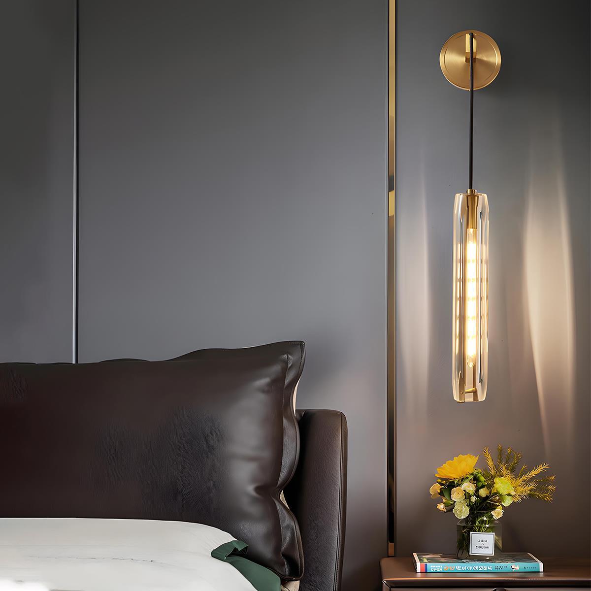 Modern Camellia Luxury Crystal Indoor Wall Sconces - Flare Shack