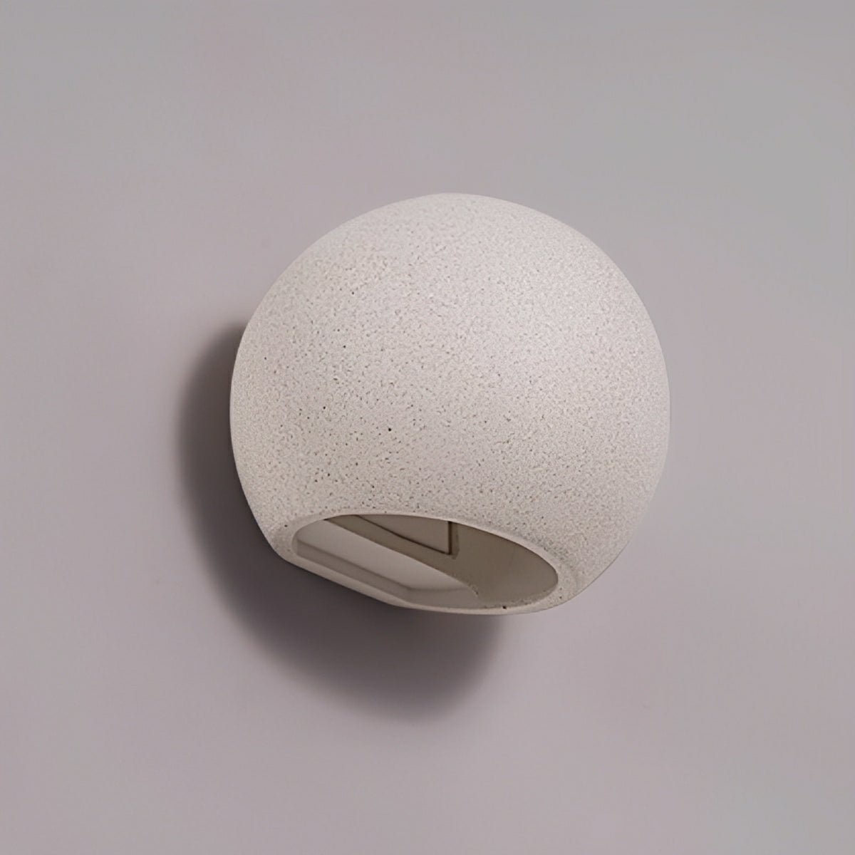 Modern Concrete Egg-Shaped Up and Down LED Wall Sconces