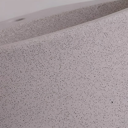 Modern Concrete Oval Up and Down LED Wall Sconces