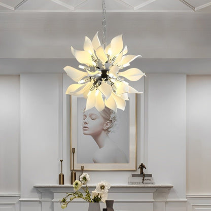 Modern Ceramics Flower Art Chandelier Light - Flare Shack