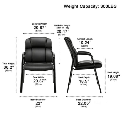 Modern Conference Office Chair with Padded Arms