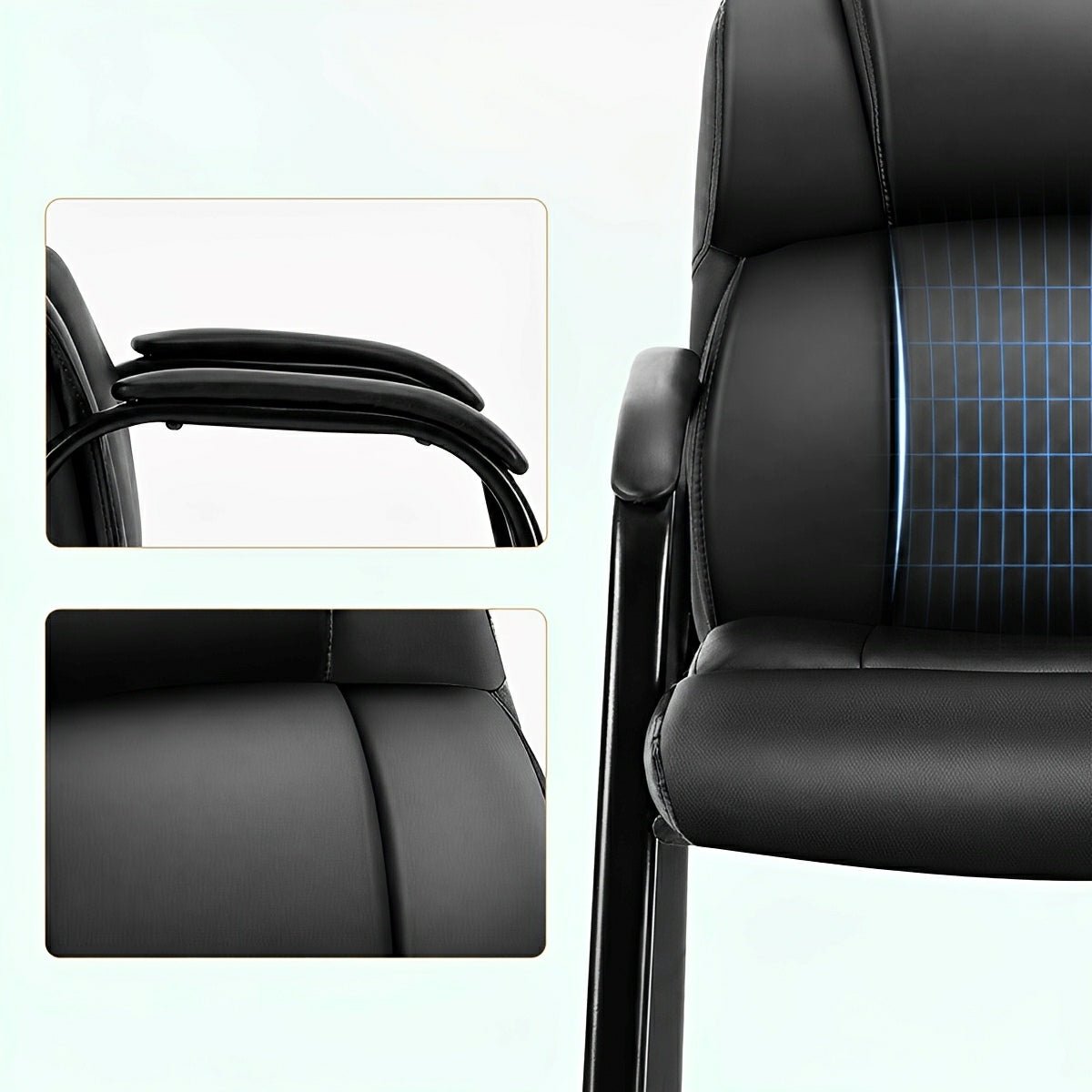 Modern Conference Office Chair with Padded Arms