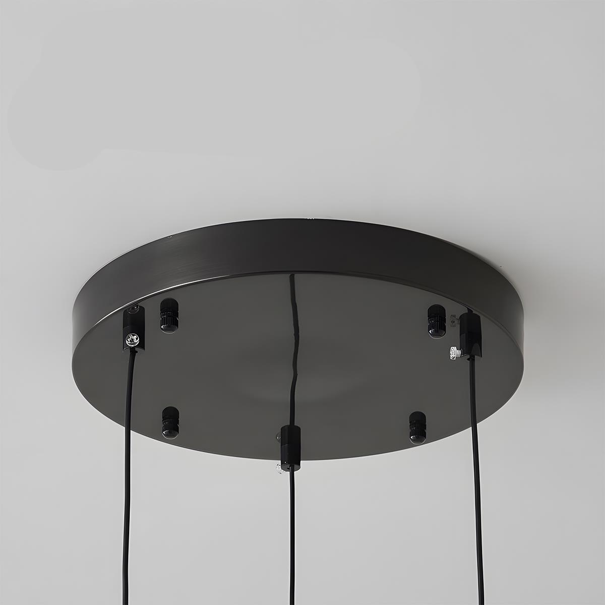 Modern Copper Lotus Leaf Bar LED Pendant Lights