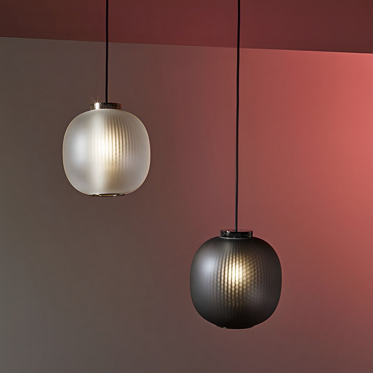 Dimmable Modern Globe Glass Lantern LED Pendant Lights