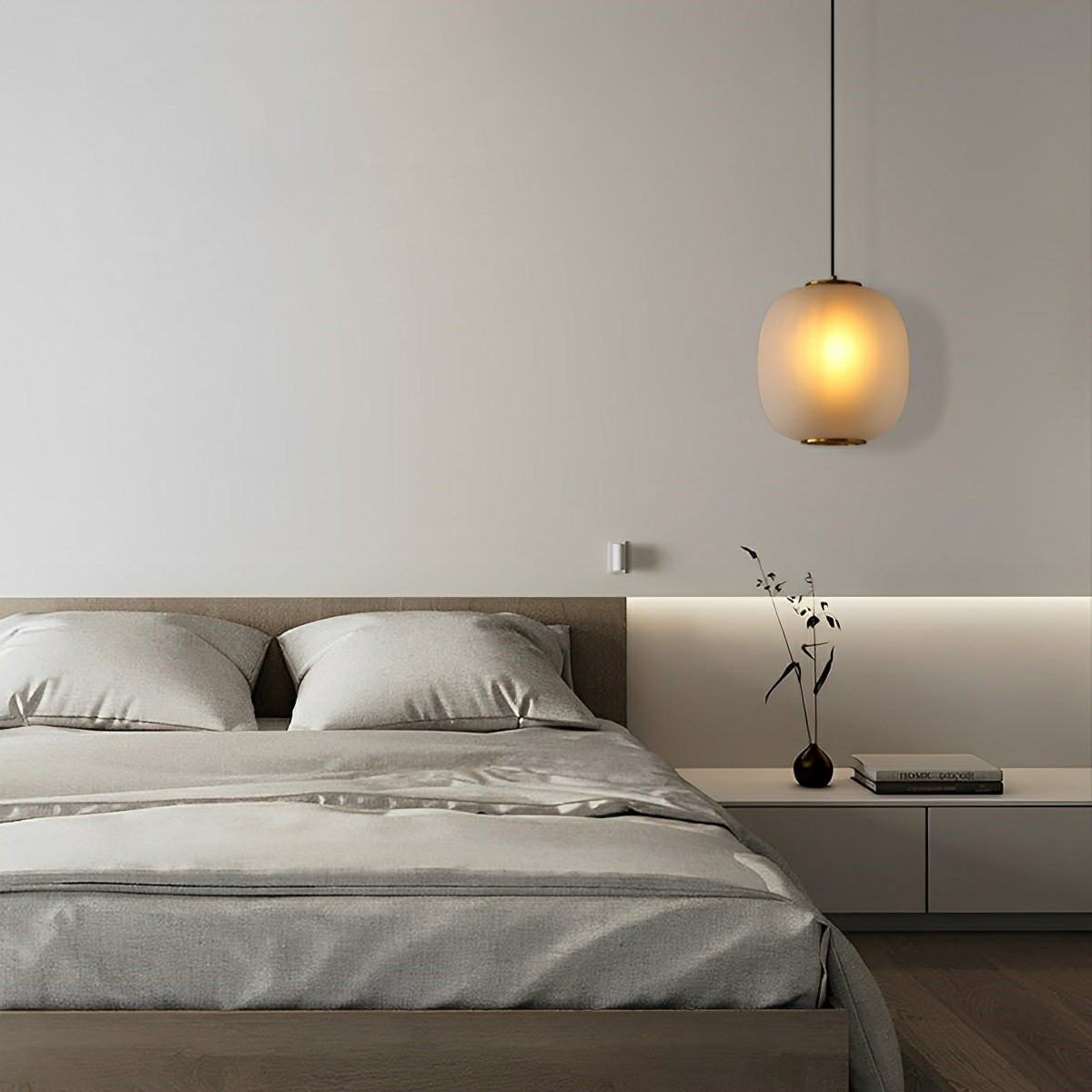 Dimmable Modern Globe Glass Lantern LED Pendant Lights