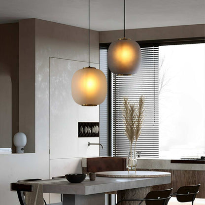Dimmable Modern Globe Glass Lantern LED Pendant Lights