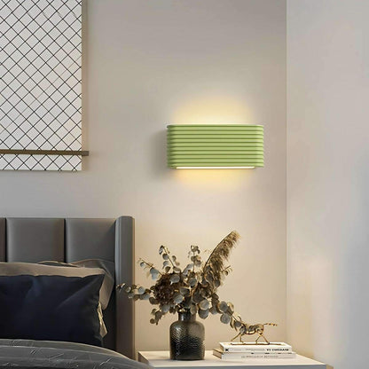 Modern Cream Style Solid Rectangular LED Indoor Wall Sconce - Flare Shack
