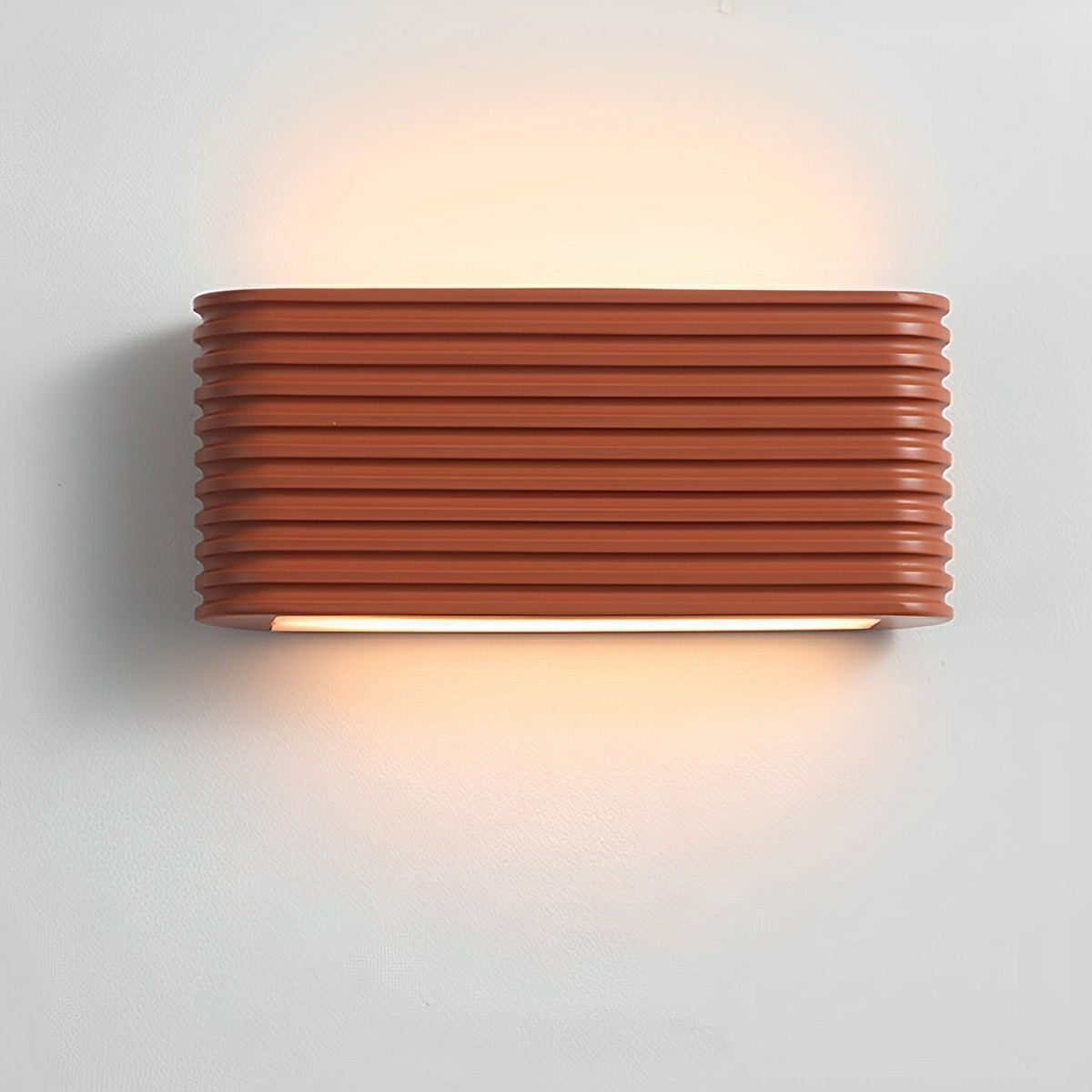 Modern Cream Style Solid Rectangular LED Indoor Wall Sconce - Flare Shack