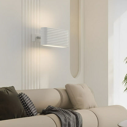 Modern Cream Style Solid Rectangular LED Indoor Wall Sconce - Flare Shack