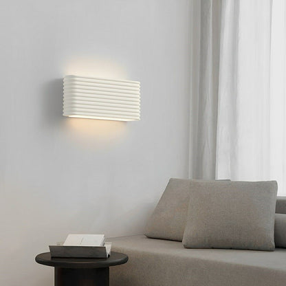 Modern Cream Style Solid Rectangular LED Indoor Wall Sconce - Flare Shack