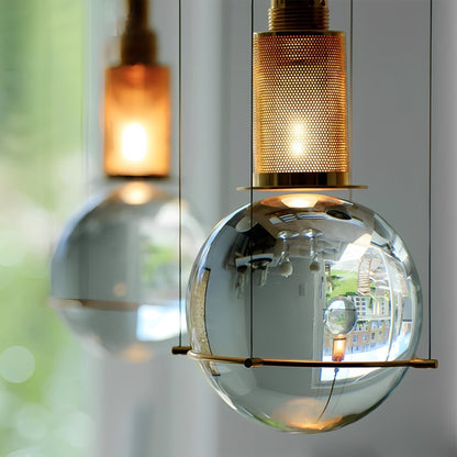 Modern Crystal Globe Ceiling Pendant Lights - Flare Shack