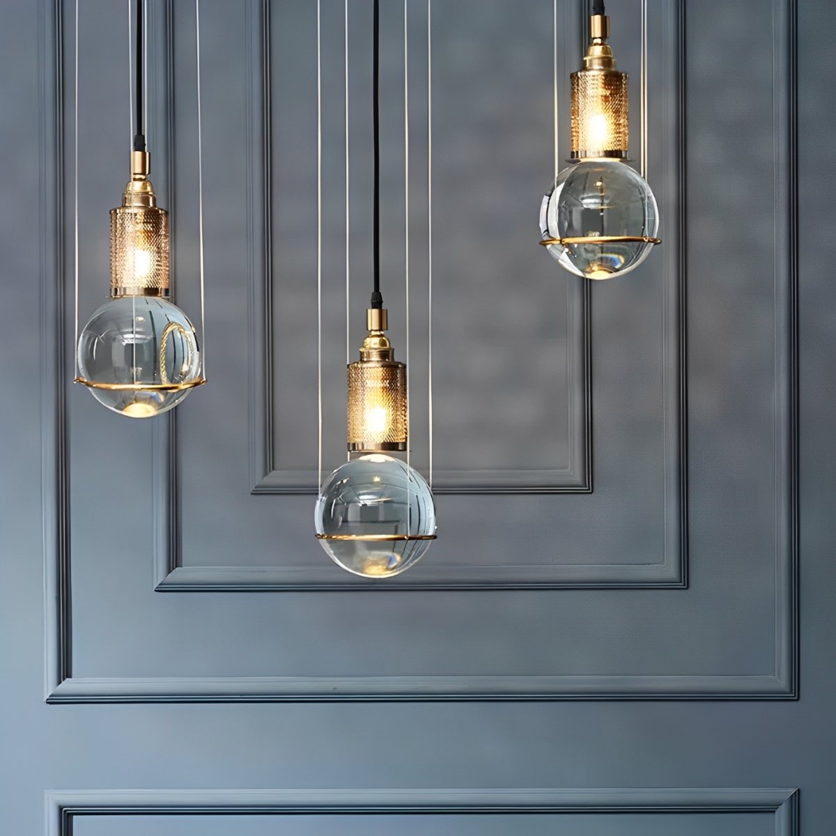 Modern Crystal Globe Ceiling Pendant Lights - Flare Shack