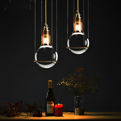 Modern Crystal Globe Ceiling Pendant Lights - Flare Shack
