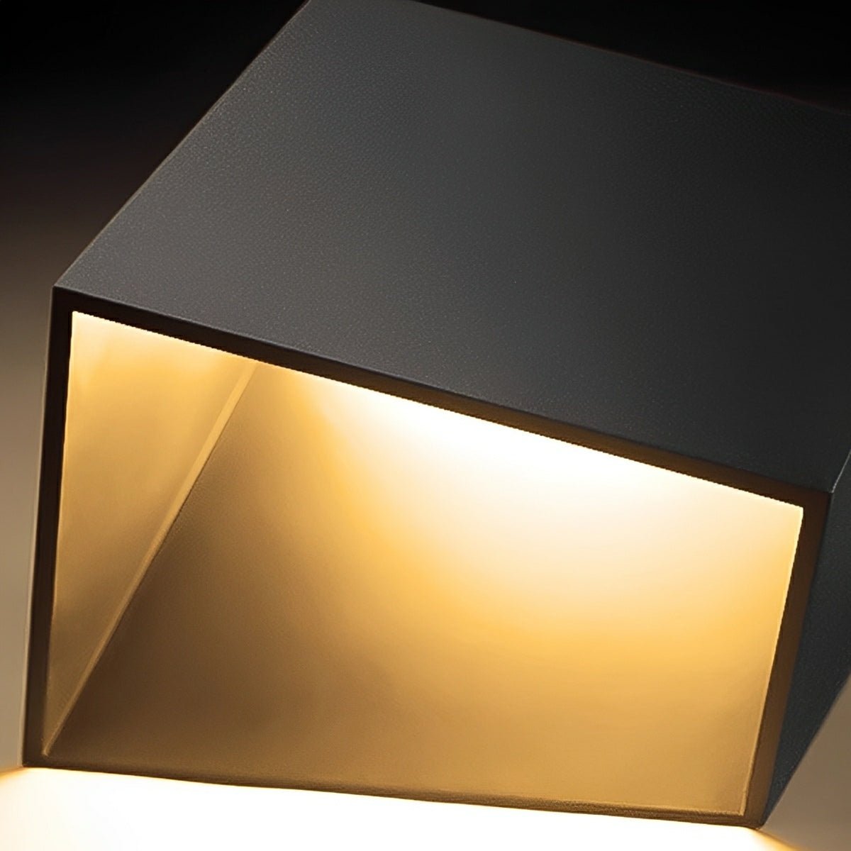 Modern Cube Garden LED Outdoor Post Light