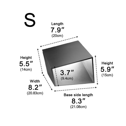 Modern Cube Garden LED Outdoor Post Light
