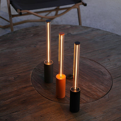Modern Cylinder Dimmable LED Table Lamp Ambient Light